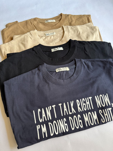 کراپ تیشرت زارا زنانه جنس پارچه نخ پنبه گرم بالا