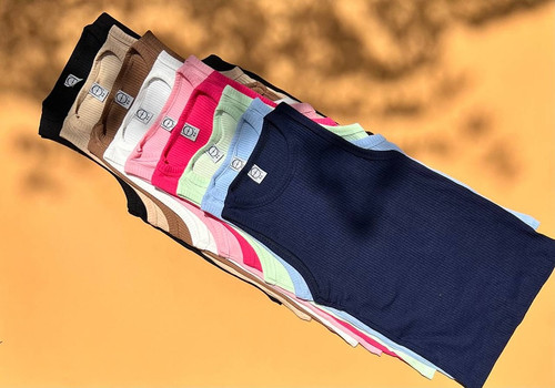 تاپ بیسیک با رنگبندی پاستیلی و قد ۵۸ سانت بلند