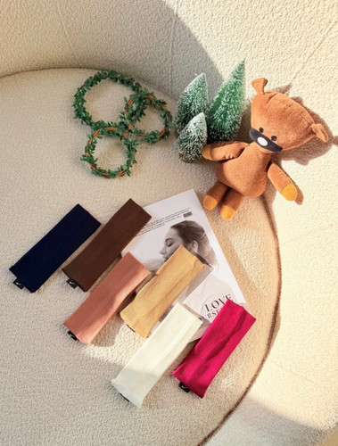 هدبند ساده رنگی دخترانه